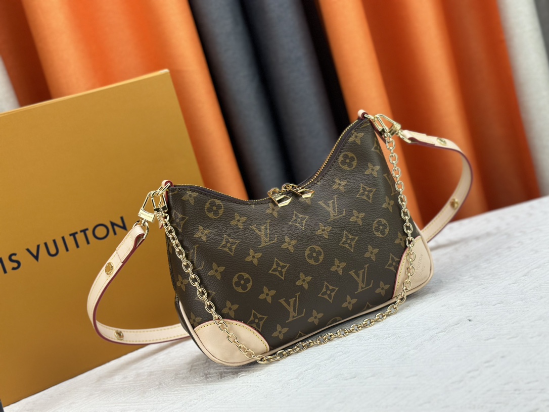 Louis Vuitton Odeon Monogram Women Shoulder Bags Size 27*16*10cm