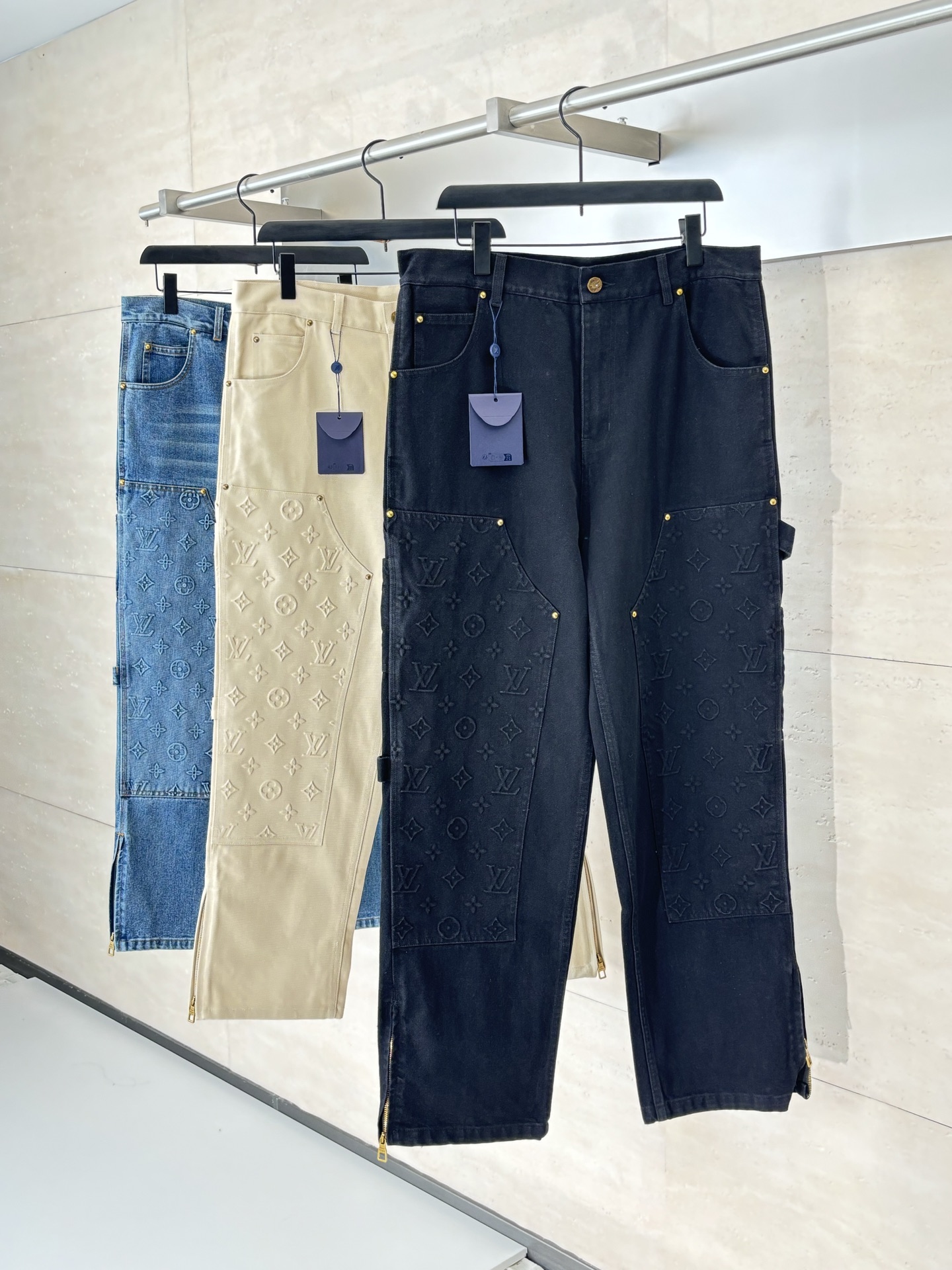 Louis Vuitton Unisex Jeans Size S-XL