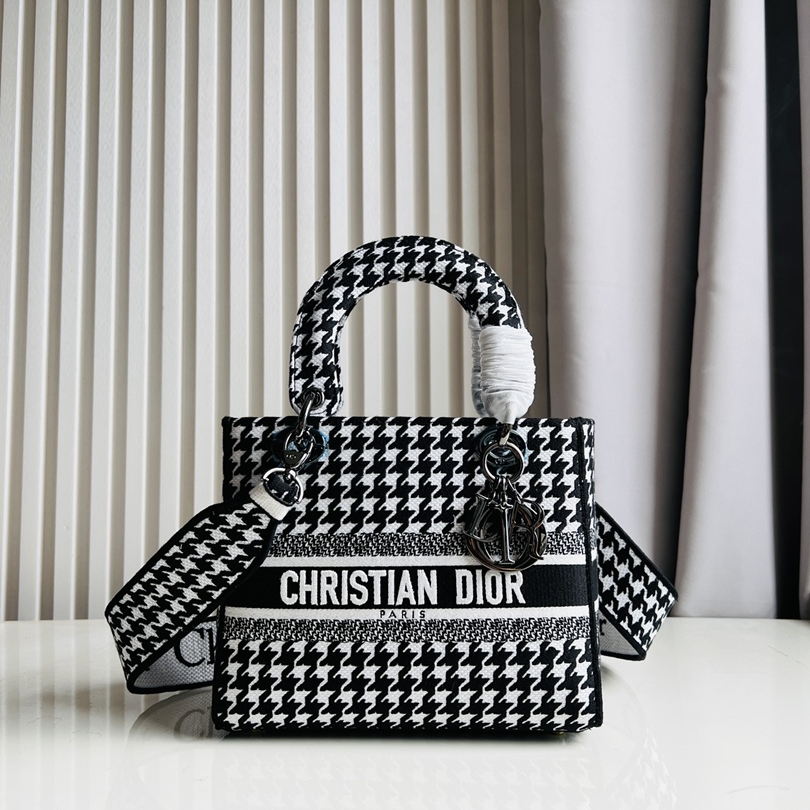 Dior Lady D-lite Women Shouler Bags 24cm