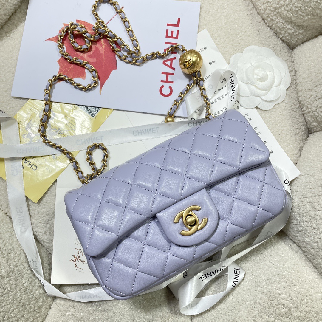 Chanel AS1787 Shoulder Bags Sheepskin 20cm