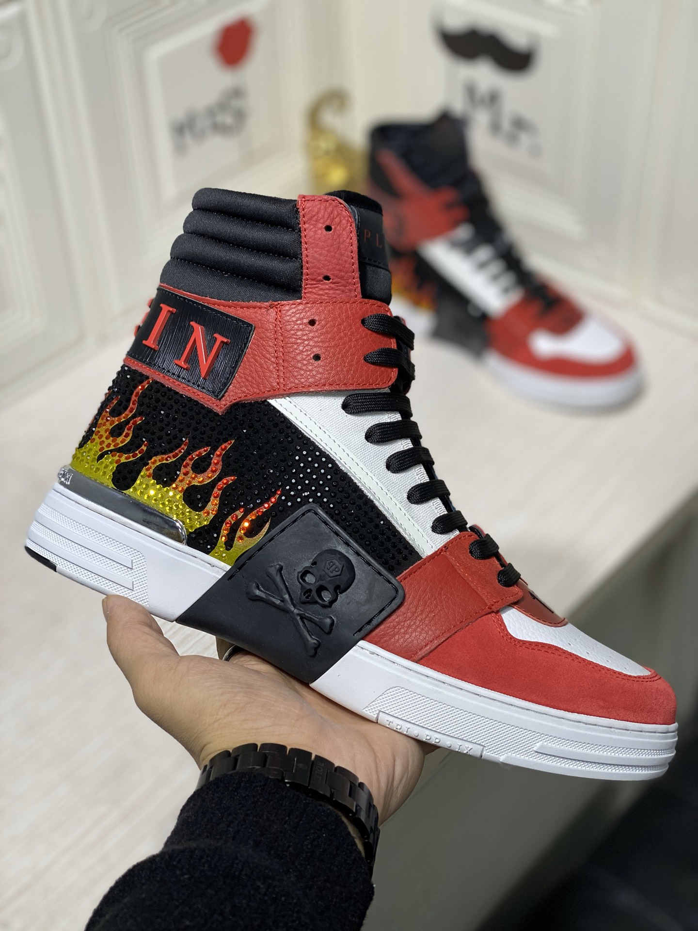 Philipp Plein Mens Outdoor Sneakers Shoes 38 - 45