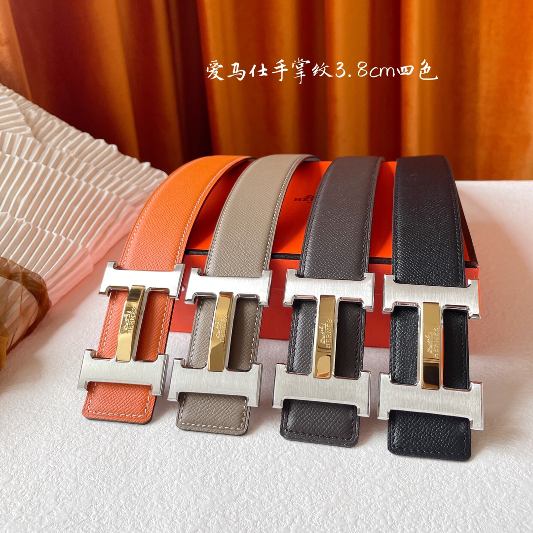 Hermes Mens Belt Width 3.8cm