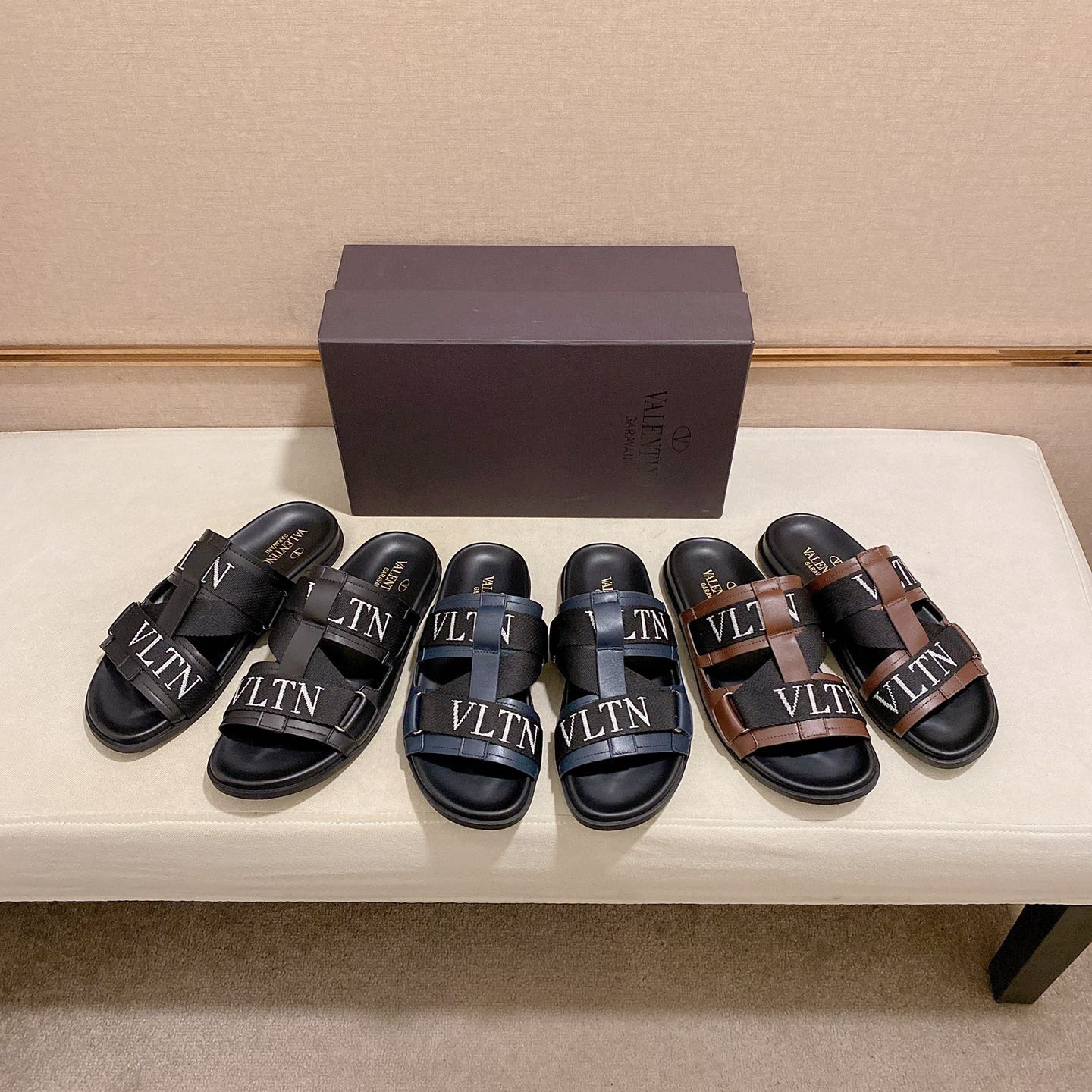 Valentino Sandals for Men Size 39-45 3-Color