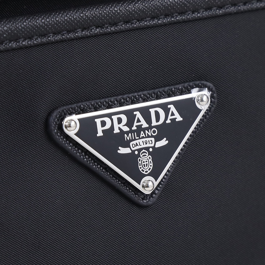 Prada 2VH118 Re-Nylon and Saffiano Leather Mens Shoulder Bags Size 28*25*6cm