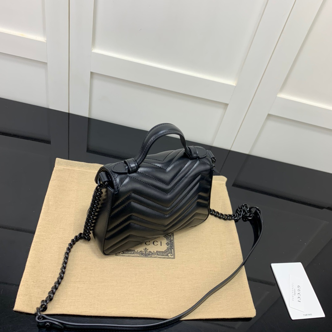 Gucci GG Marmont Top Handle Women Shoulder Bags Size 21*15.5*8cm