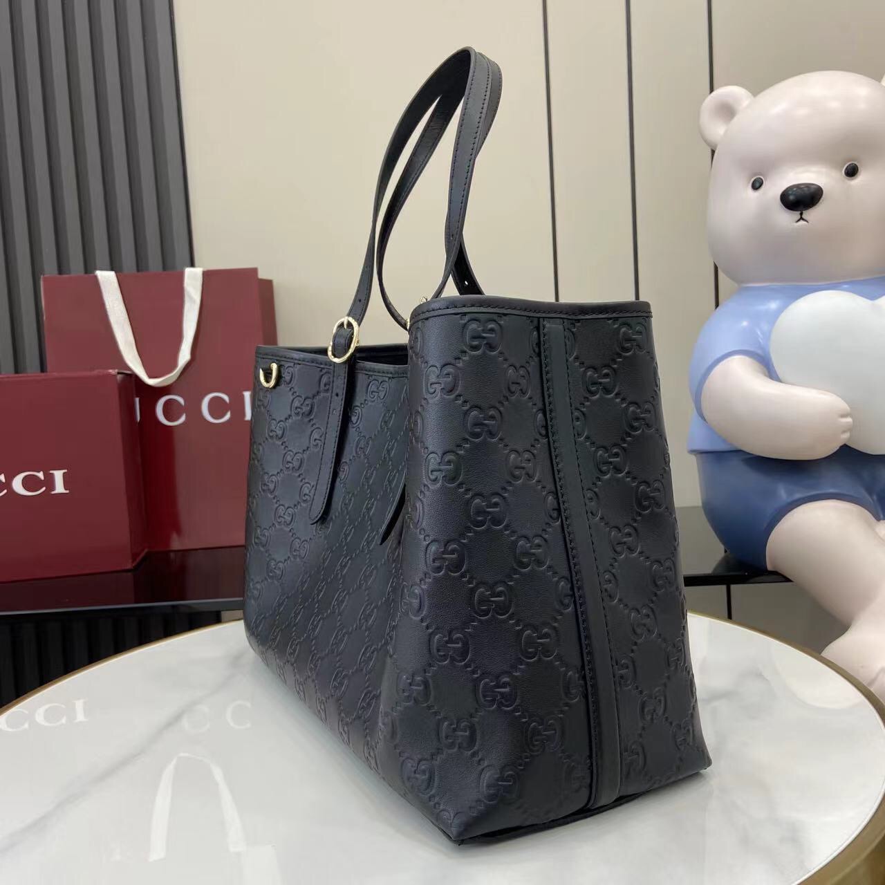 Gucci GG Emblem Women Shopping Bags Size 38*25*15cm