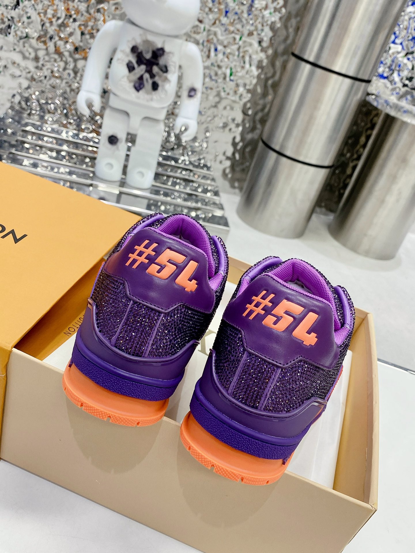 Louis Vuitton LV Trainer Diamond Sneaker Size 36-46