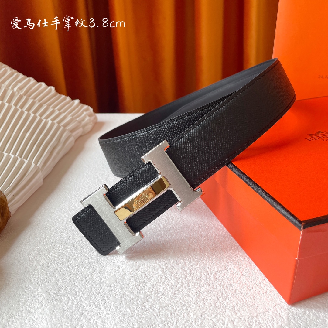 Hermes Mens Belt Width 3.8cm