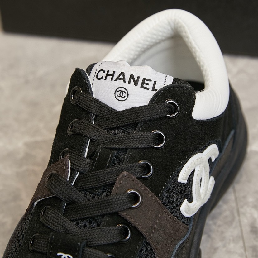 Chanel 2024 New Coton Tweed Sneaker Size 36-46