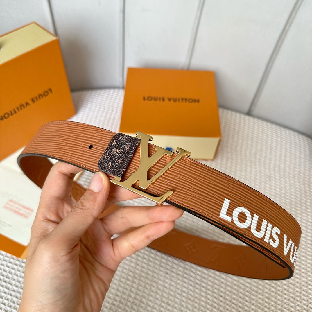 Louis Vuitton Mens Belt Width 4cm