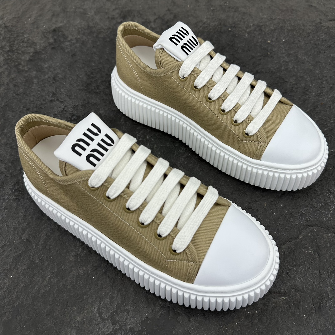 MiuMiu Canvas Sneaker Size 35-40
