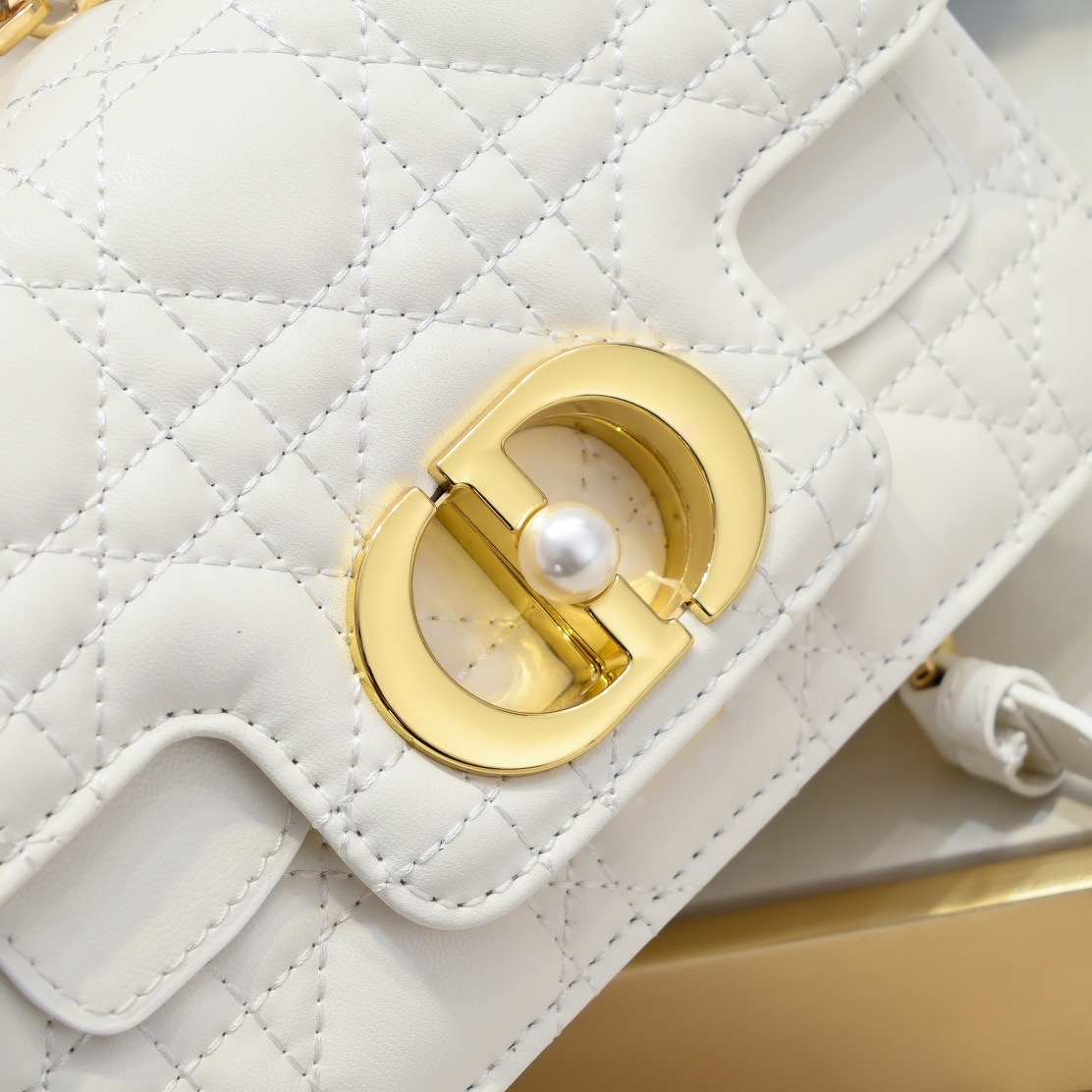 Dior Mini Dior Jolie Top Handle Women Shoulder Bags 19*12*6cm