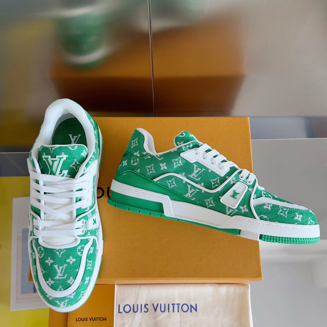 Louis Vuitton 2024New LV Trainer Sneaker Size 36-46