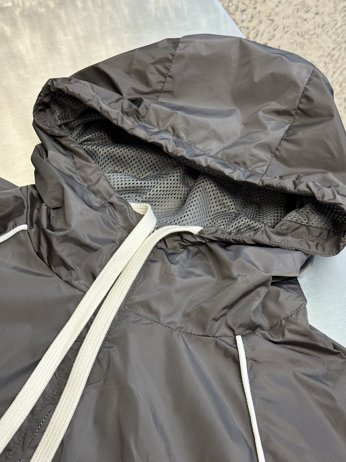 MiuMiu Nylon Zipper Hooded Jacket Size S-XL