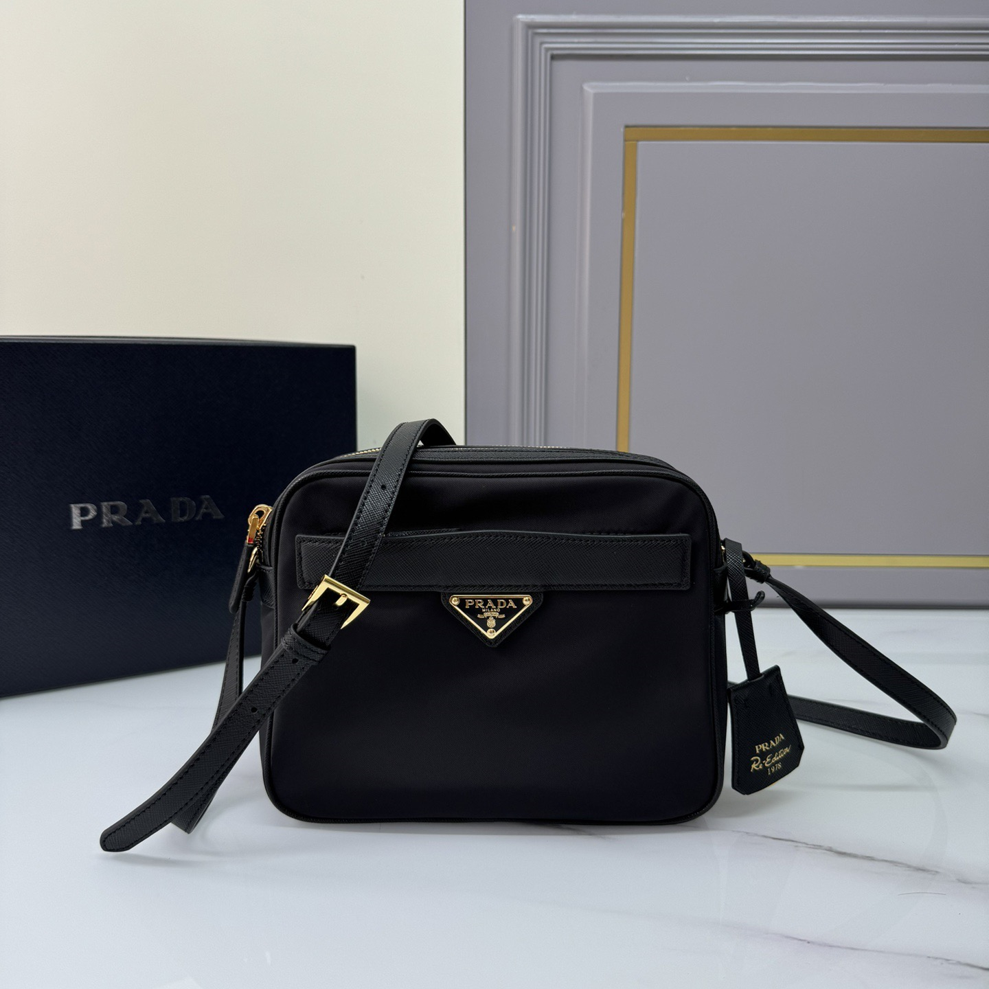 Prada 1BH218 Re-Edition 1978 Re-Nylon Women Shoulder Bags Size 21*17*8cm`