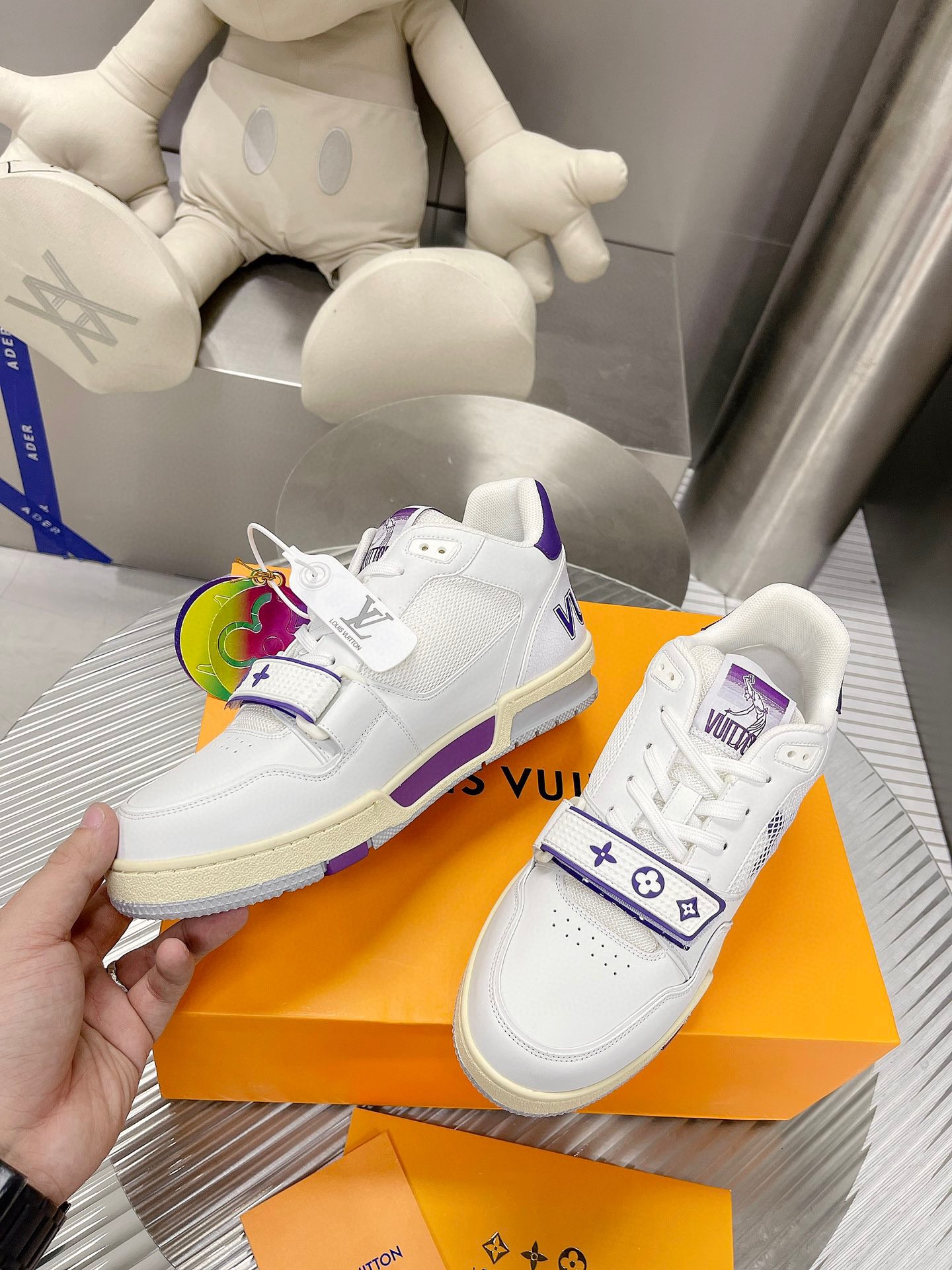 Louis Vuitton LV Trainer Velcro Strap Sneaker Size 36-46