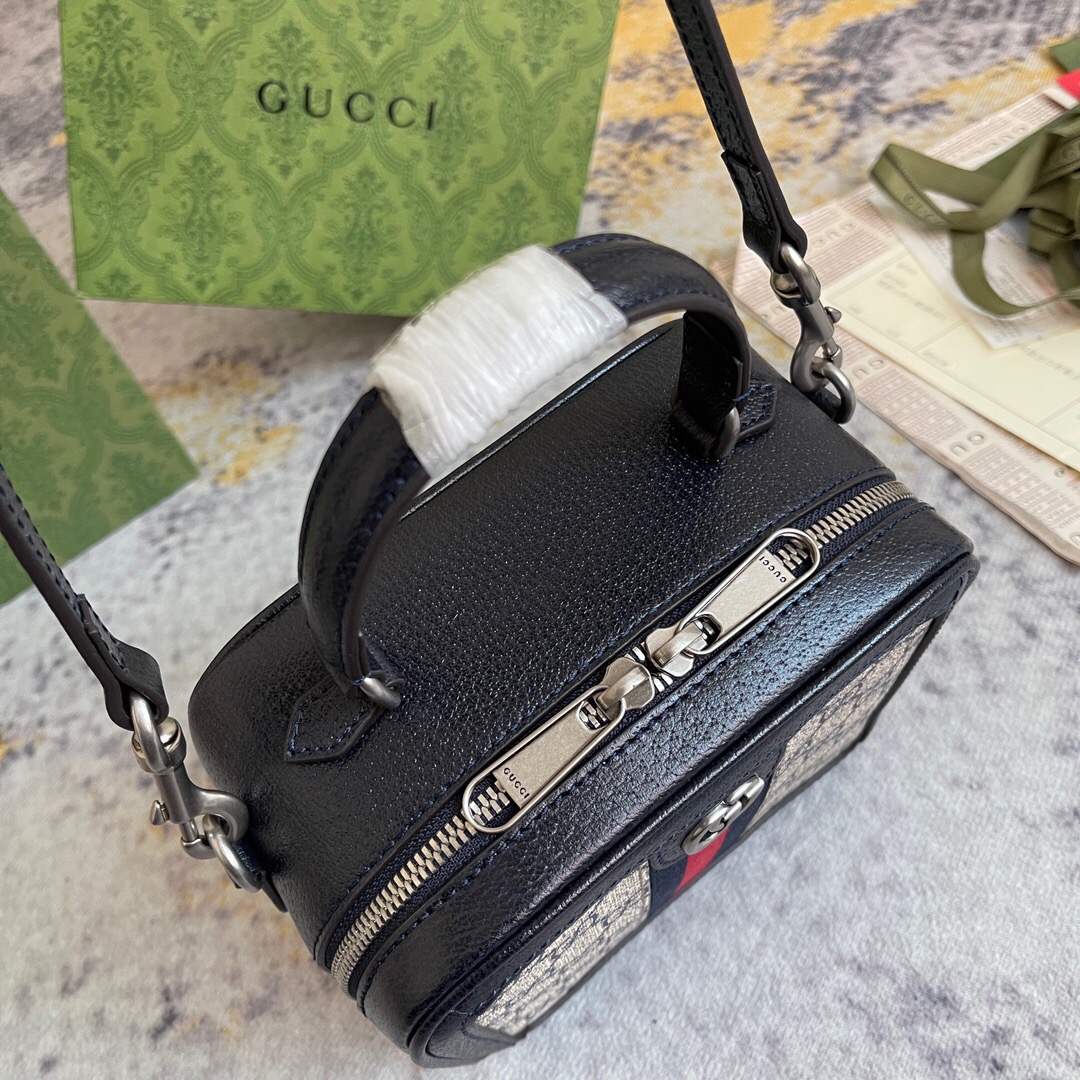 Gucci Ophidia GG Mini Women Shoulder Bags 17.5*16.5*9.5cm
