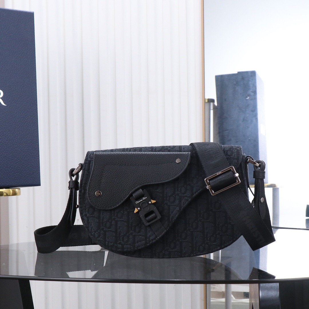 Dior Saddle Messenger Mens Shoulder Bags Size 24.5*16.5*5.5cm