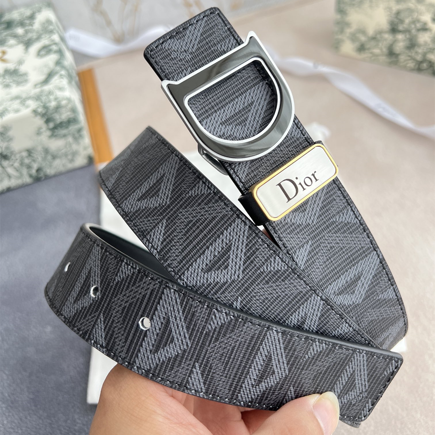 Dior Mens Belt Width 3.5cm