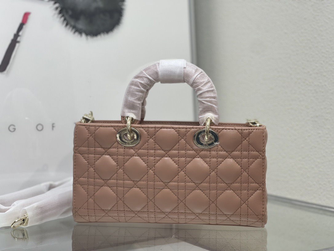 Dior Lady D-Joy Women Shoulder Bags 26*6*14cm