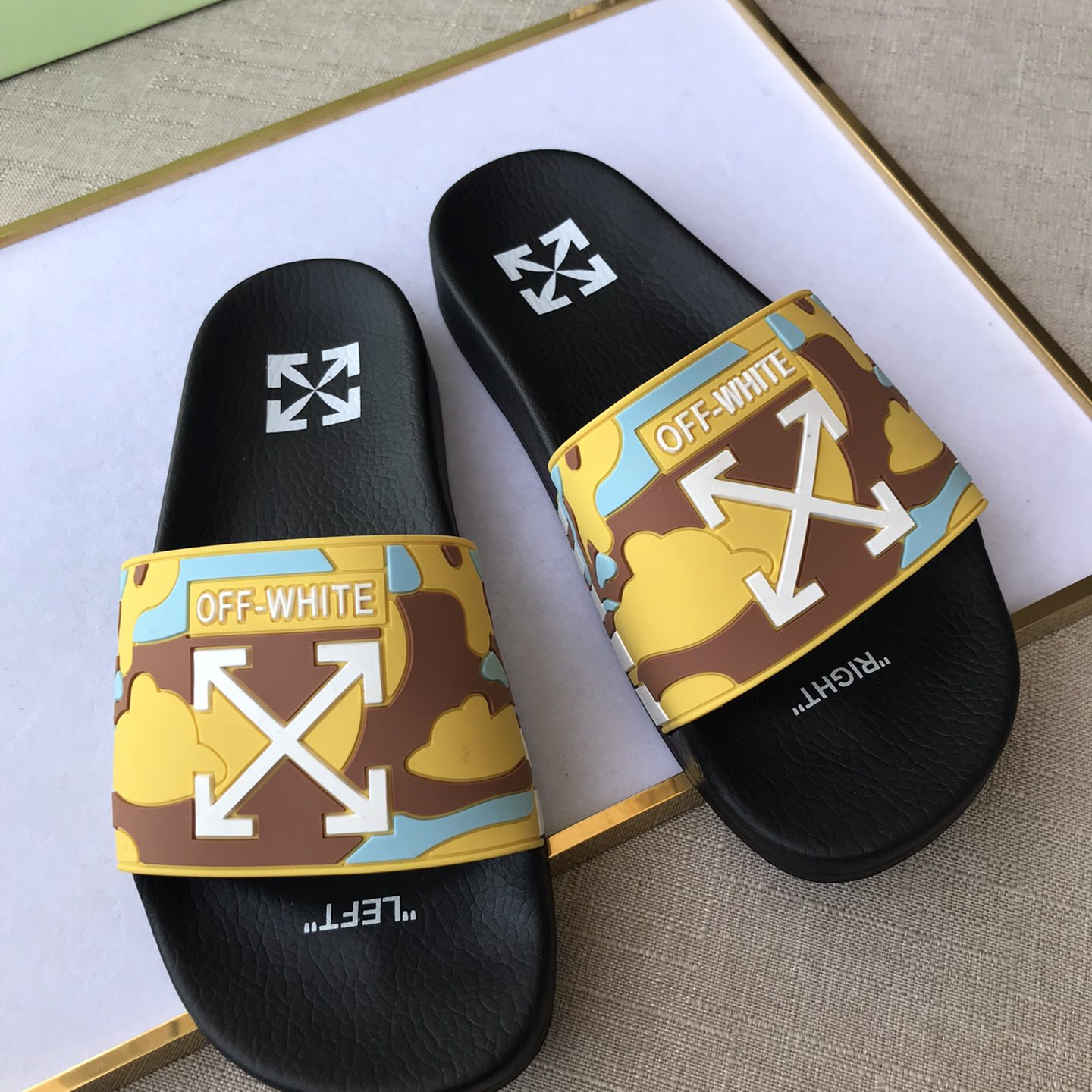 OFF White Mens Women Sandals Gr. 36-46