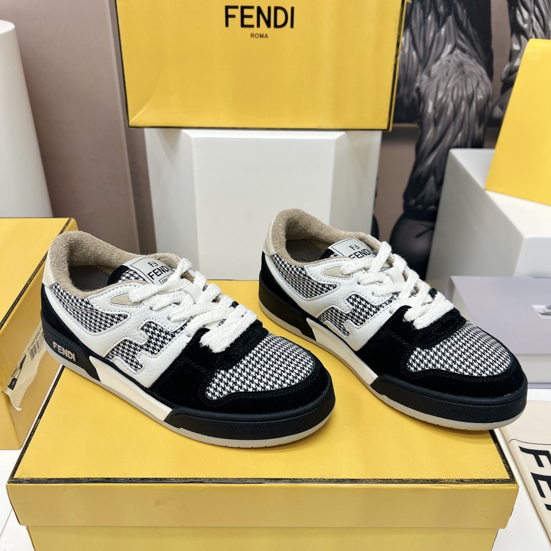 Fendi Match Low Top Sneaker Size 35-45  4-Color