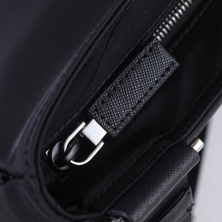 Prada 2VH118 Re-Nylon and Saffiano Leather Mens Shoulder Bags Size 28*25*6cm