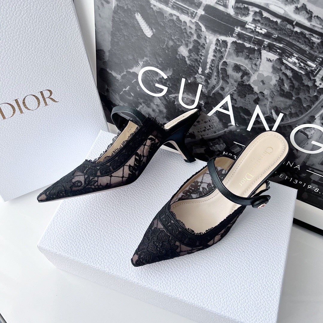 Dior Capture Heeled Mule Pumps Size 35-40