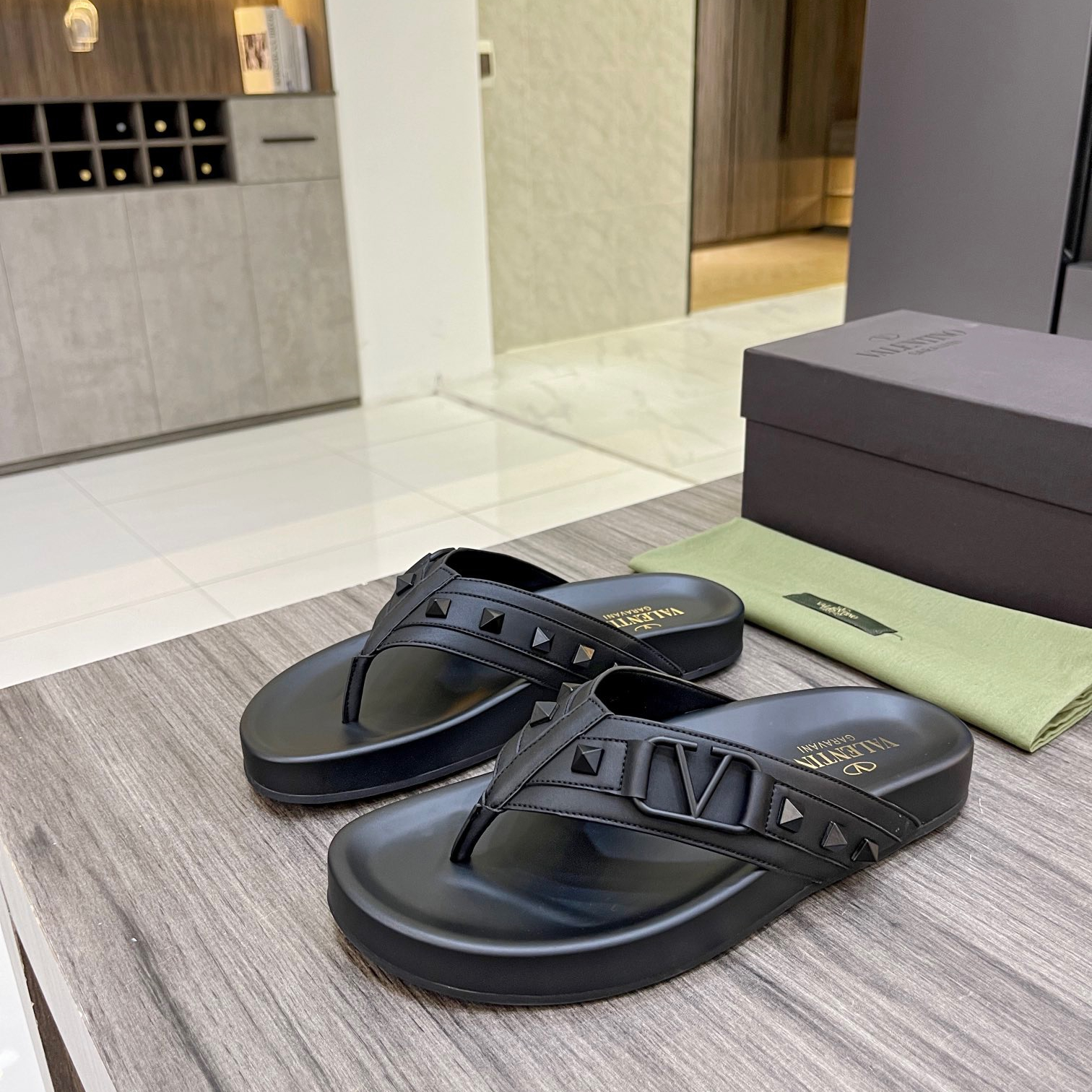 Valentino Slippers for Men Size 39-45 4-Color