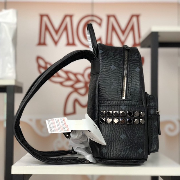 MCM Stark Side Studs Backpack in Visetos 4-Size