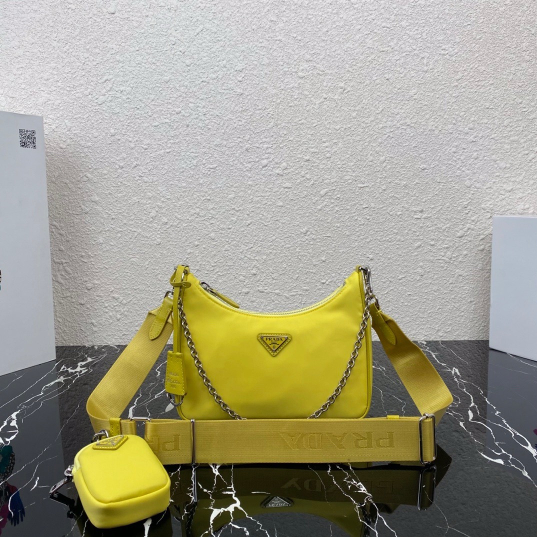 Prada 1BH204 Redition 2005 Women Shoulder Bags Canvas 22*12*6cm