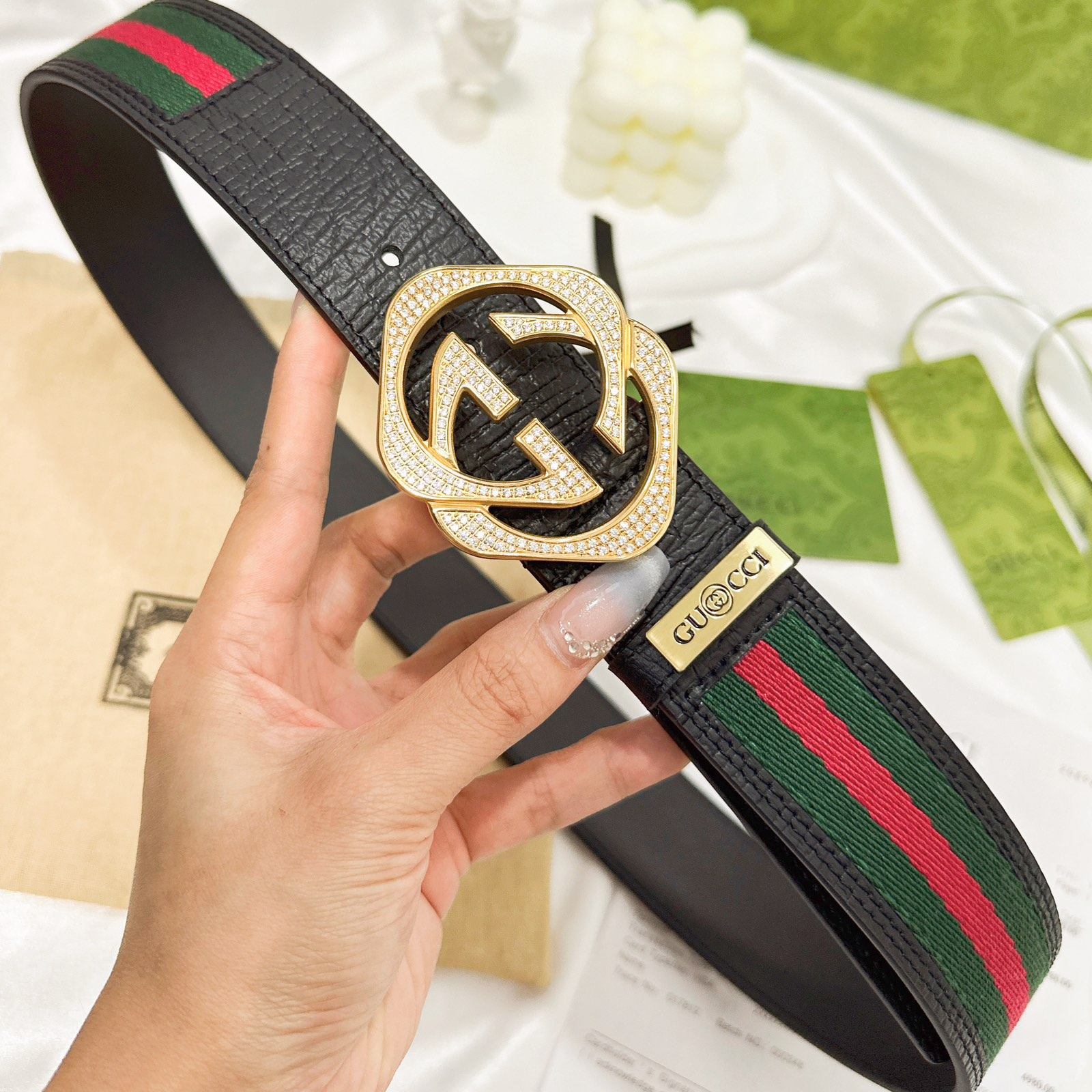 Gucci Mens Belt Width 3.8cm
