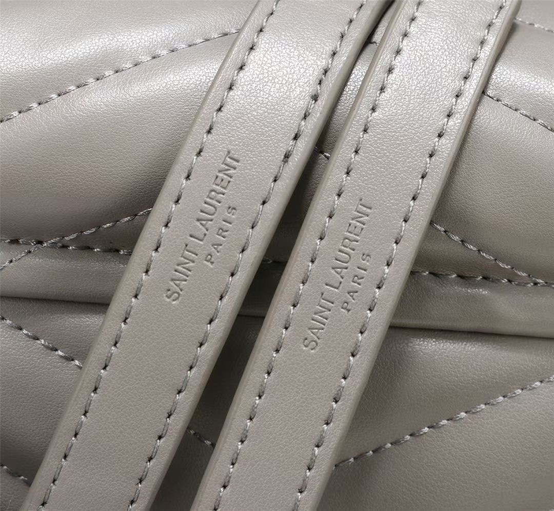 YSL Lou Lou Puffer Women Shoulder Bags Size 24cm