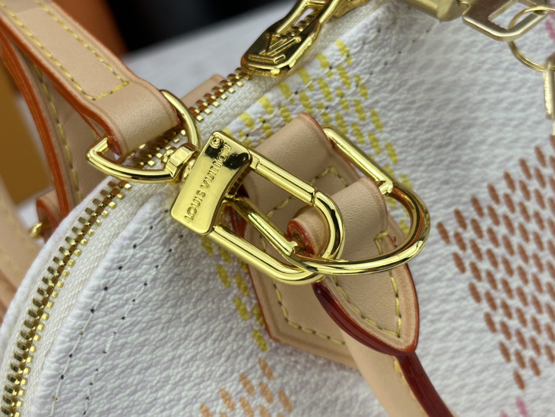 Louis Vuitton N40516 Alma BB Damierlicious Women Shoulder Bags Size 23*17*11cm