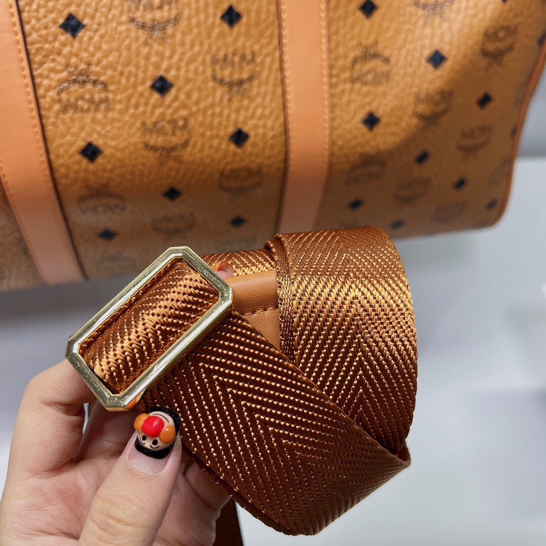 MCM Ottomar Weekender Travel Bags in Visetos Size 45cm