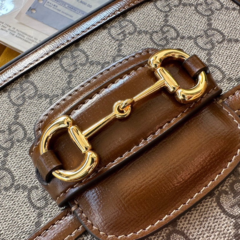 Gucci GG Horsebit 1955 Women Shoulder Bags Size 25*18*8cm