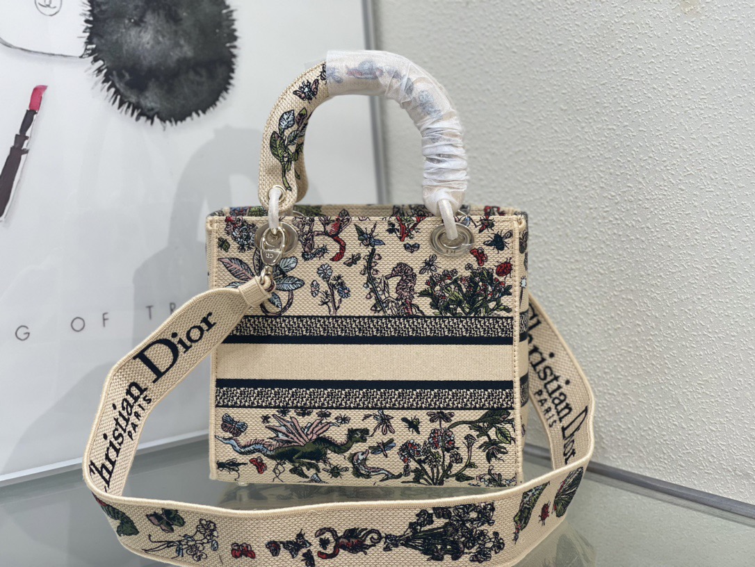 Dior Lady Women Shoulder Bags 24*20*11cm