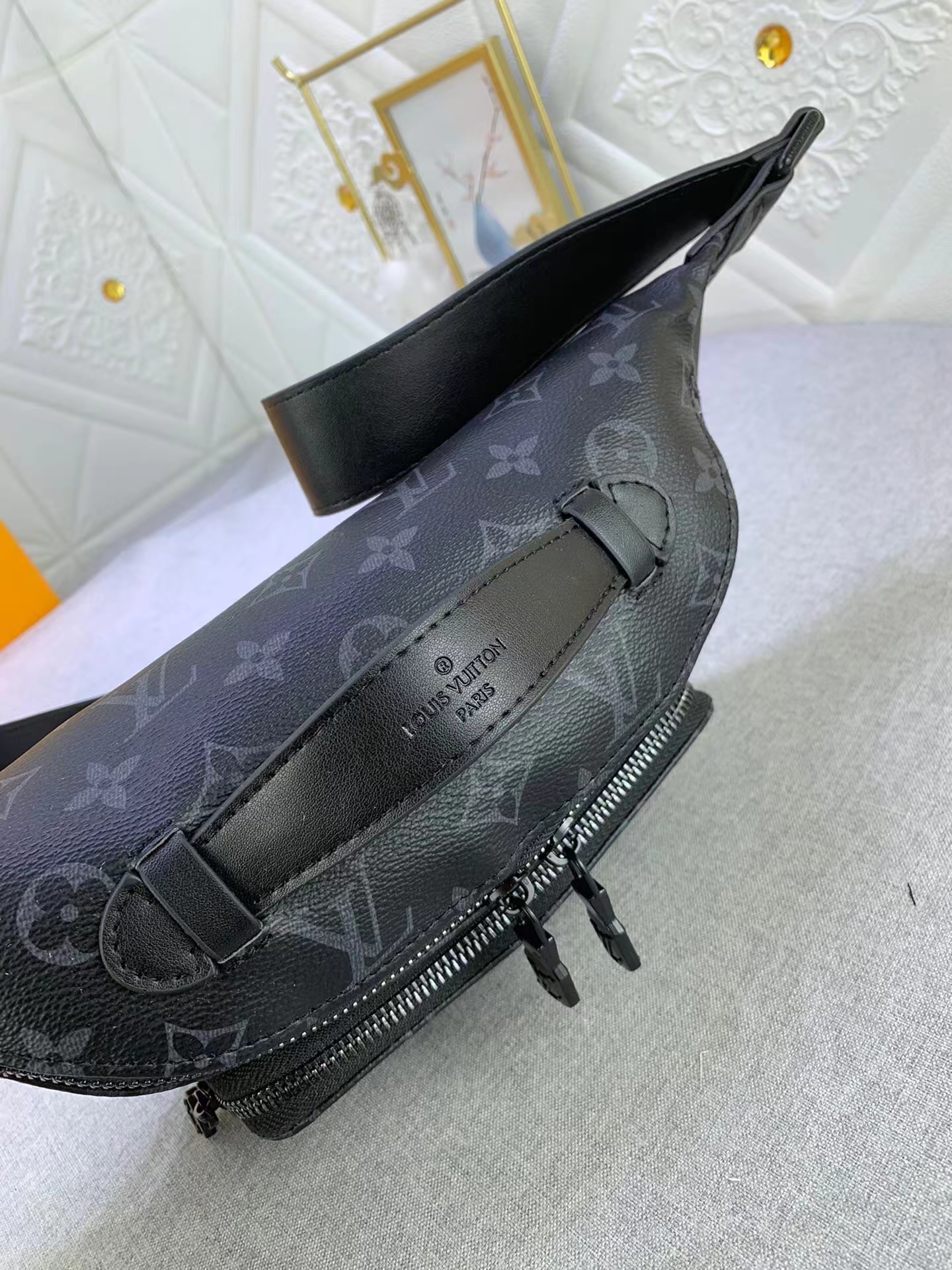 Louis Vuitton Rush Monogram Shadow Mens Shoulder Bags Size 30*15*8cm