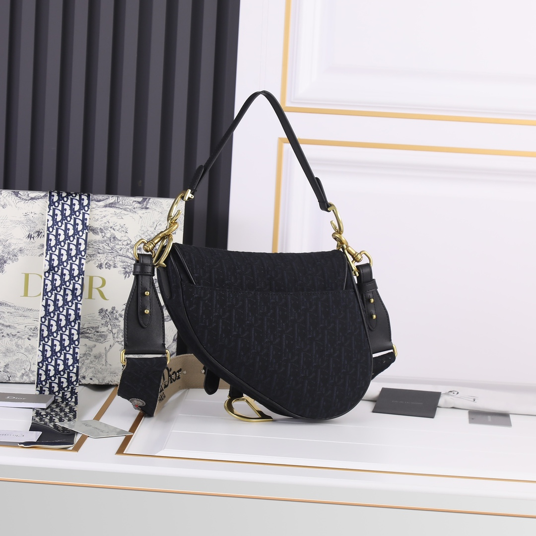 Dior Saddle Bags With Strap Women Shoulder Bags Size 25.5*20*6.5cm