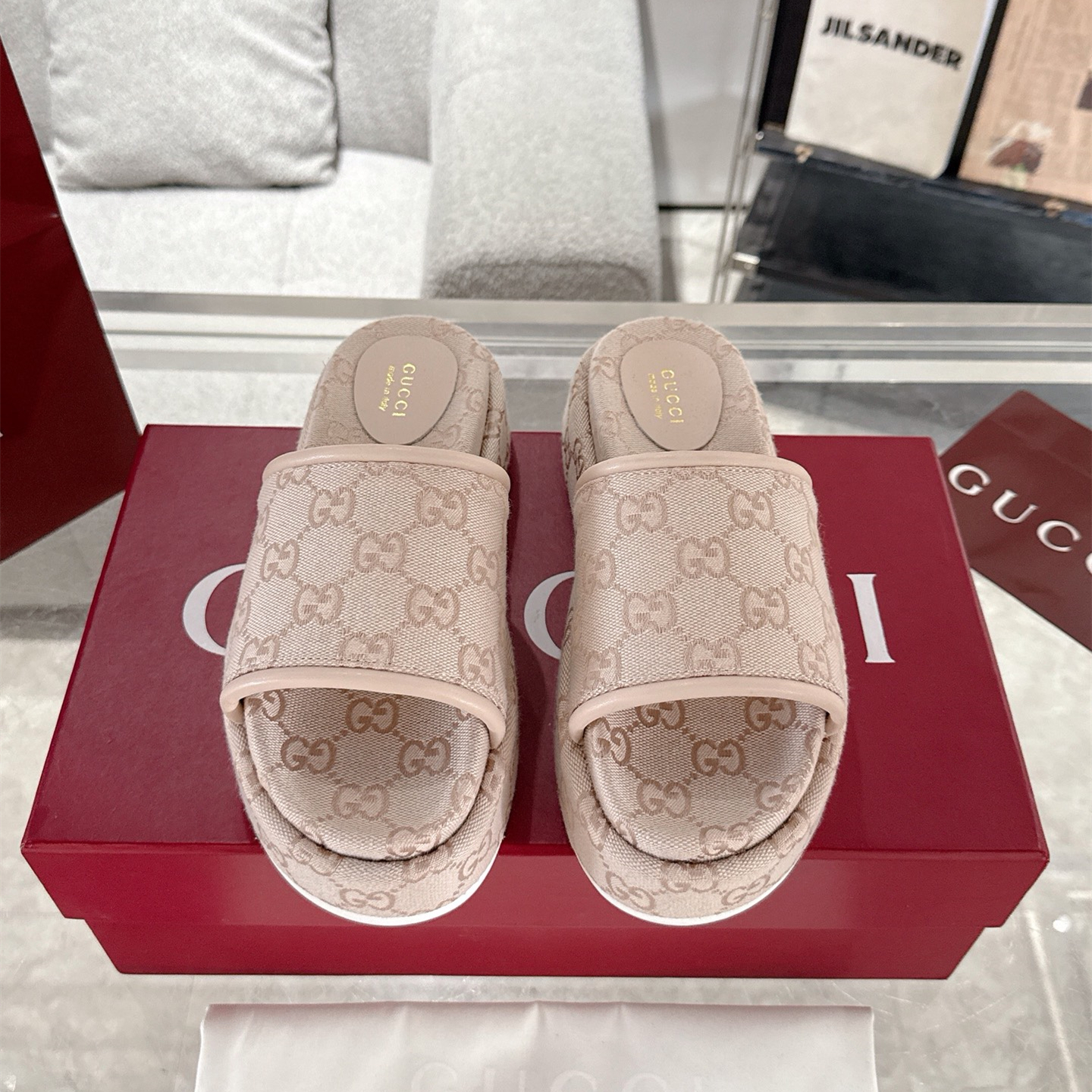 Gucci Platform Sandal Slippers Size 36-44
