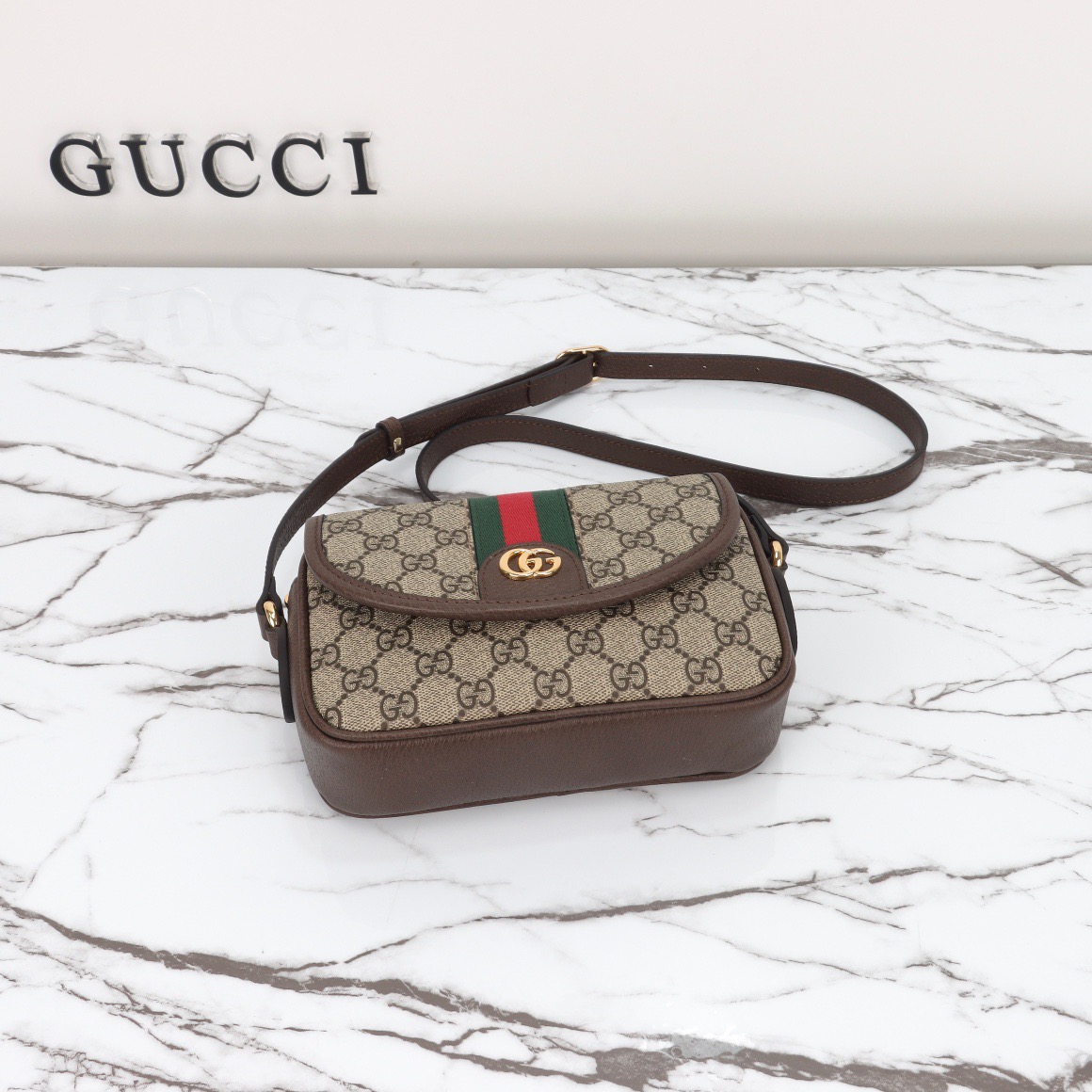 Gucci Ophidia GG Women Shoulder Bags 13*22*4cm