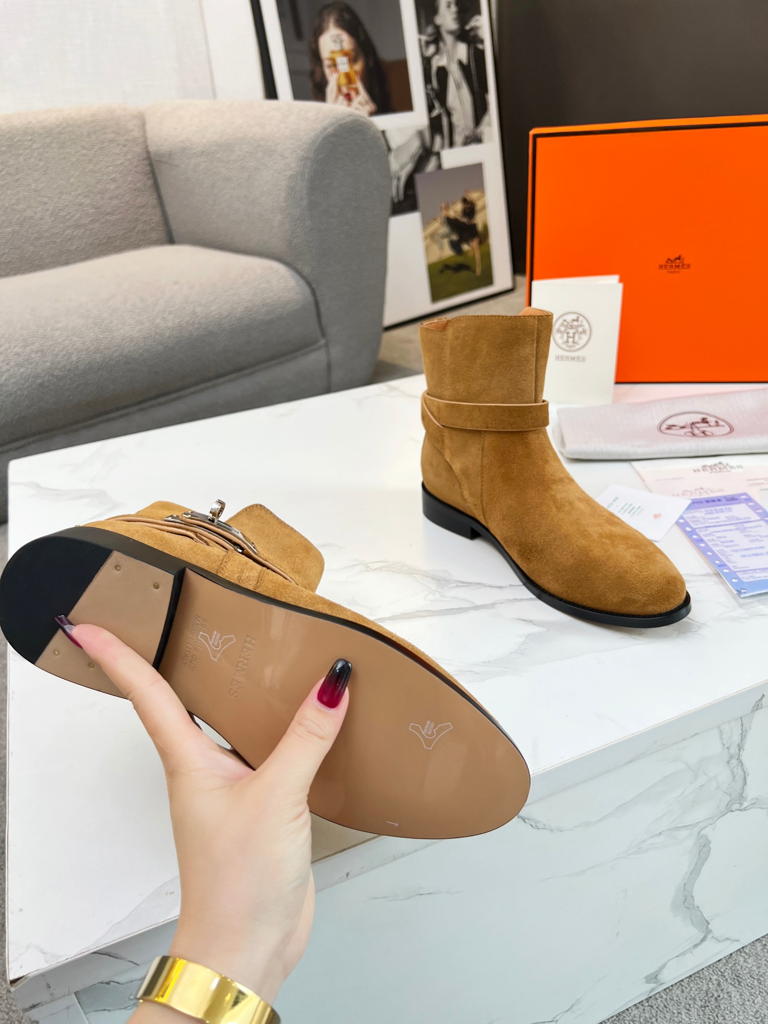 Hermes Women Kelly Boots Size 36-41