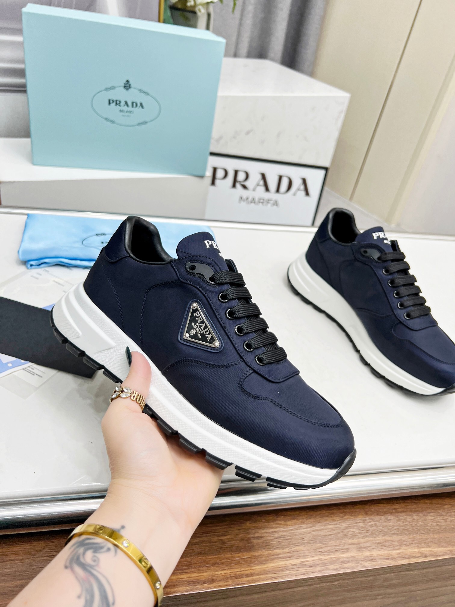 Prada 2024 New Prax 01 Re-Nylon Sneaker Size 36-46