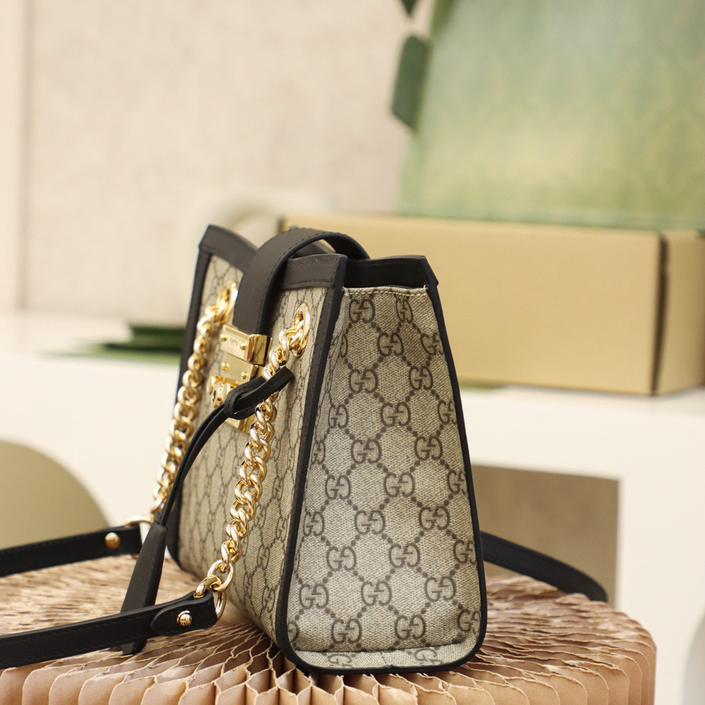 Gucci GG Supreme Padlock Women Shoulder Bags Size 26*18*10cm