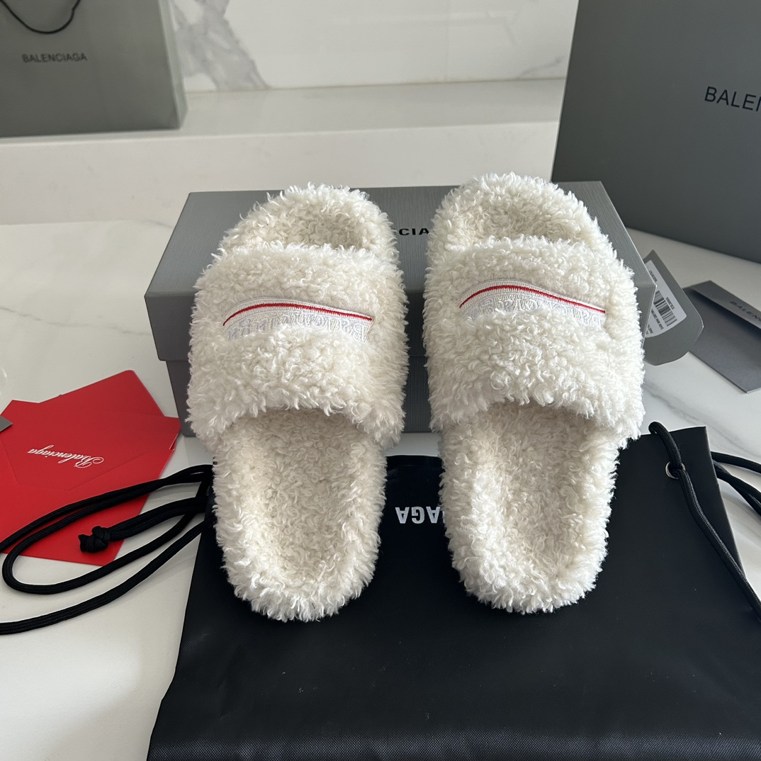 Balenciaga 23FW New Winter Slippers Size 35-41