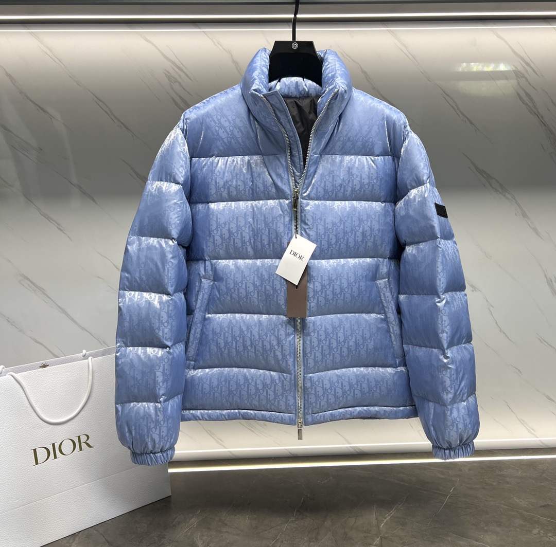 Dior 23FW Oblique Unisex Winter Jacket Size 46-54