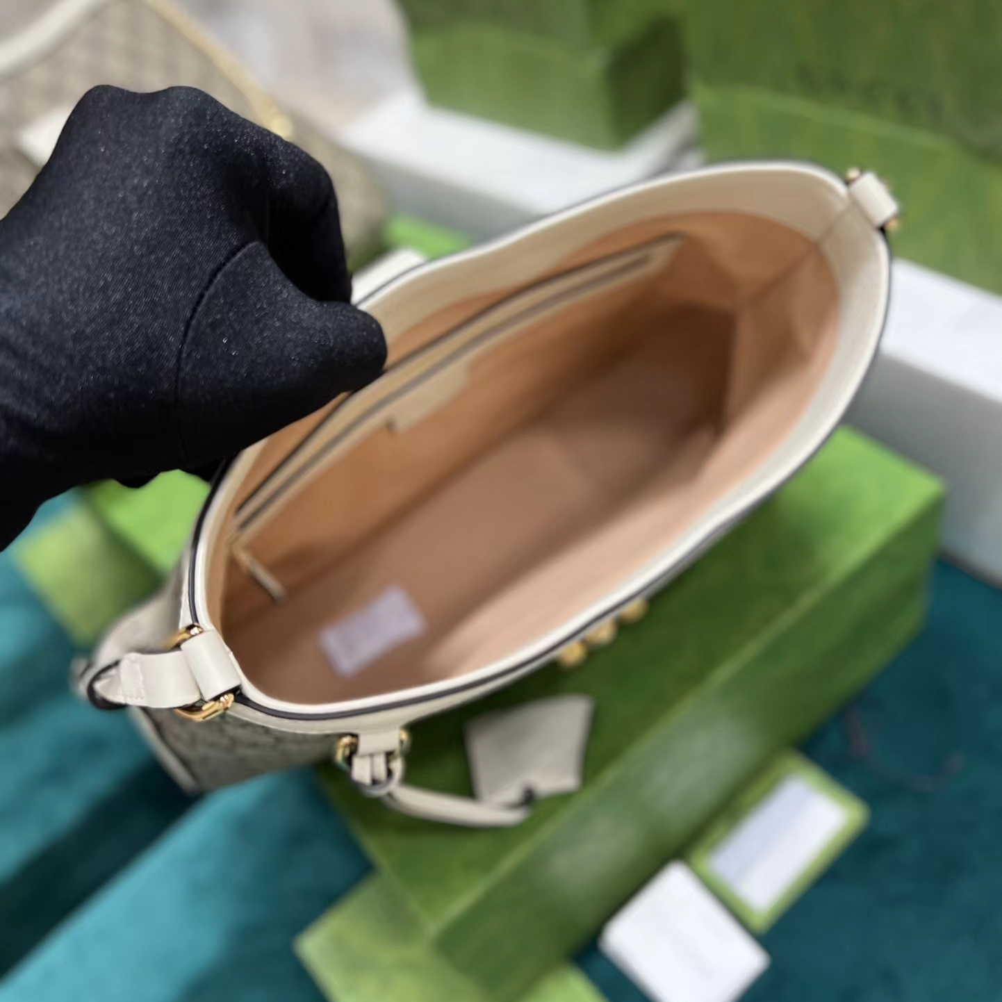 Gucci GG Ophidia GG Women Shoulder Bags Size 32.5*24*5.5cm