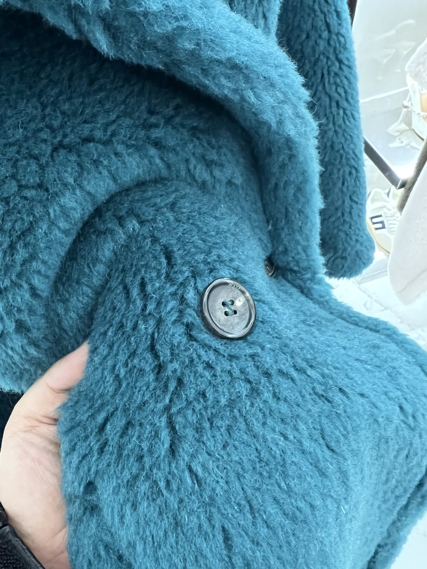 Max Mara Teddy fur long coat Size XS-M