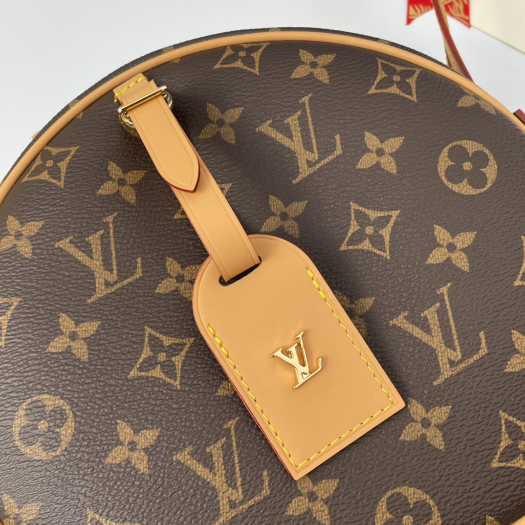 Louis Vuitton M45647 Boite Chapeau Souple Women Shoulder Bags Size 22.5*20*8cm