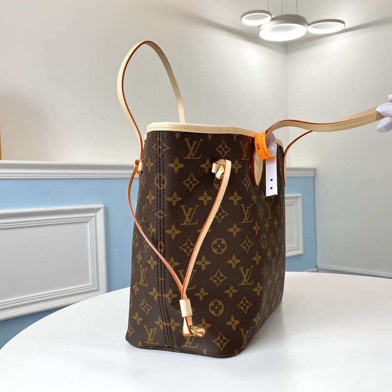 Louis Vuitton M40990 Neverfull Women Bags Brown Size 32*29*17cm